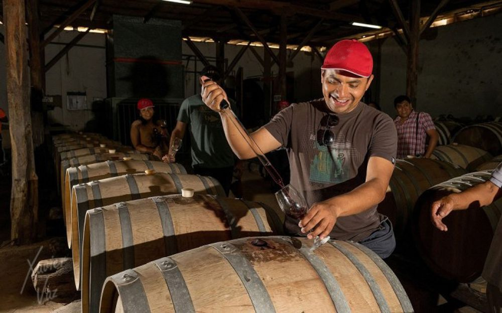 Plato de cabrito al palo en restaurante campestre de Lunahuaná