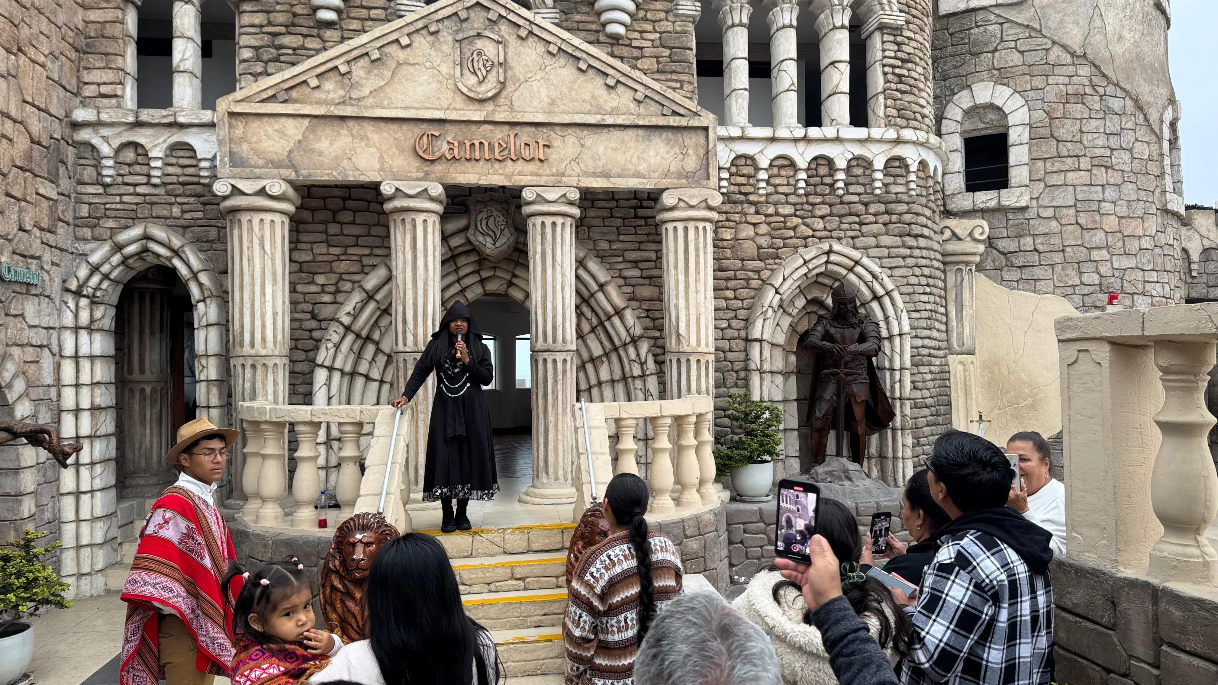 Vista interior del Castillo de Chancay