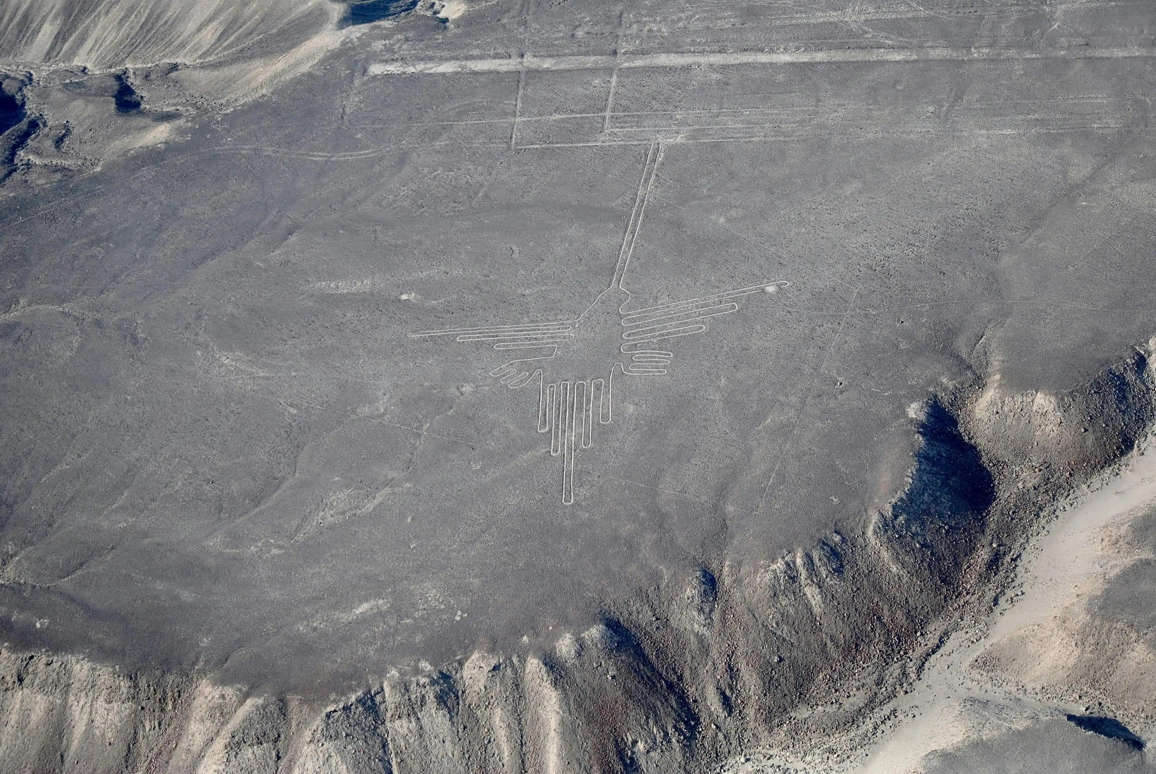 Líneas de Nazca vistas desde el cielo