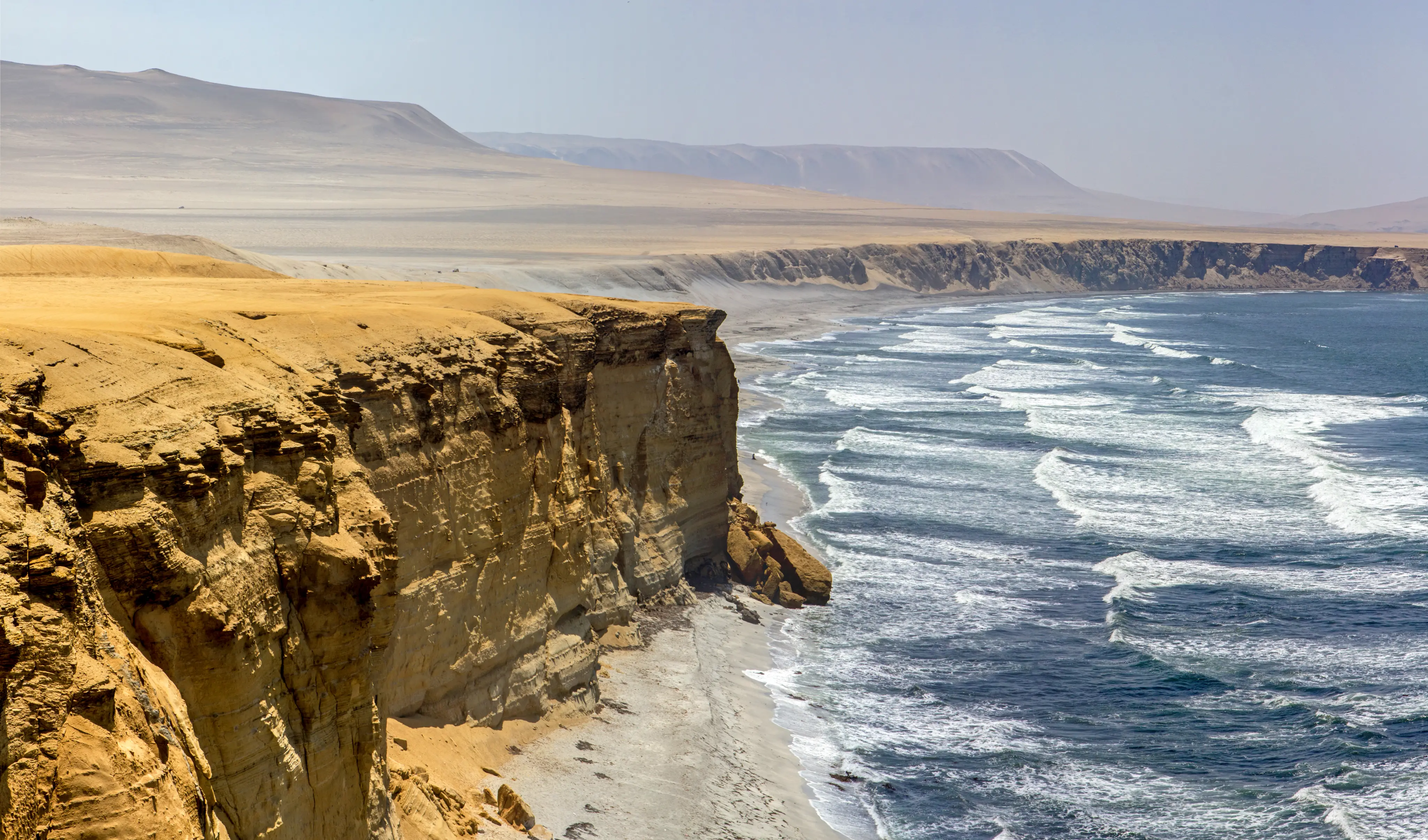 Vista panorámica de la Reserva Nacional de Paracas